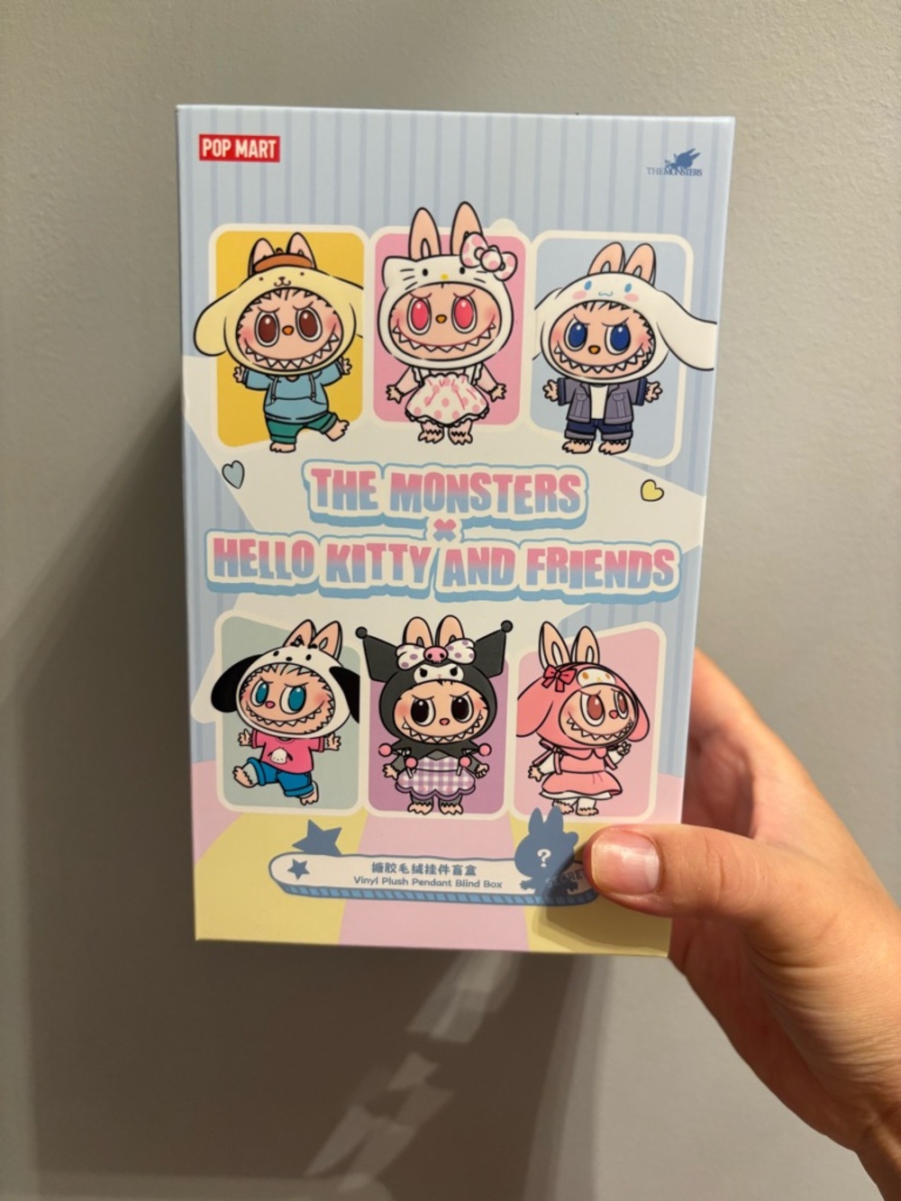THE MONSTERS × Hello Kitty & Friends Plush Pendant confirmed Box -HELLO KITTY